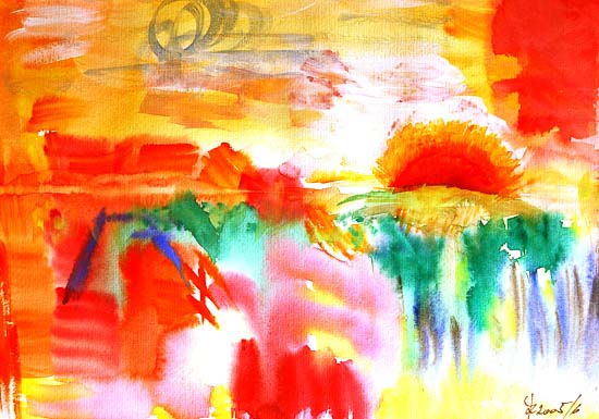 60 Sonnenuntergang