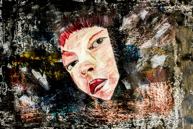 178 Hinter dem Vorhang, Theatermaske I.