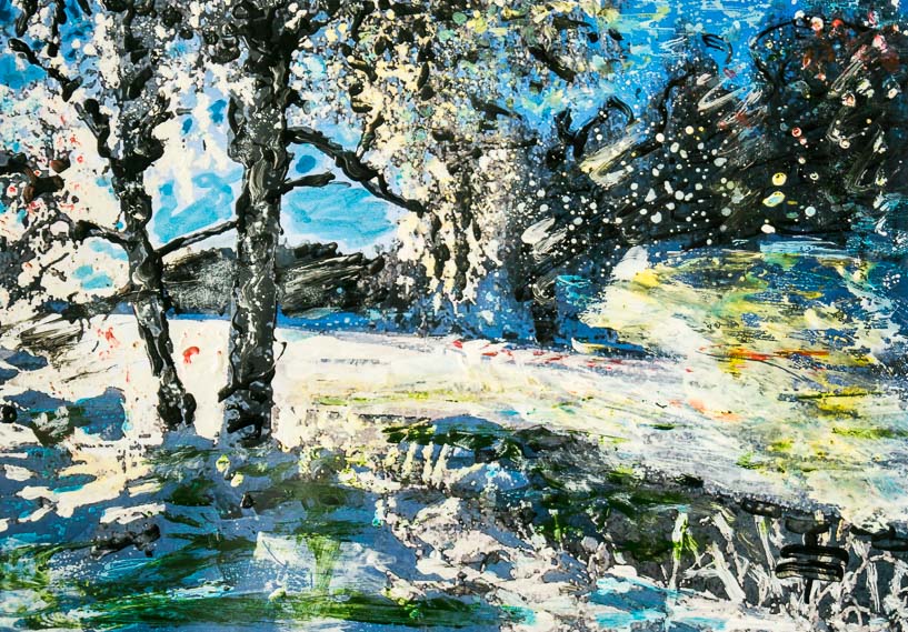 493 Winterlandschaft im Schönbuch