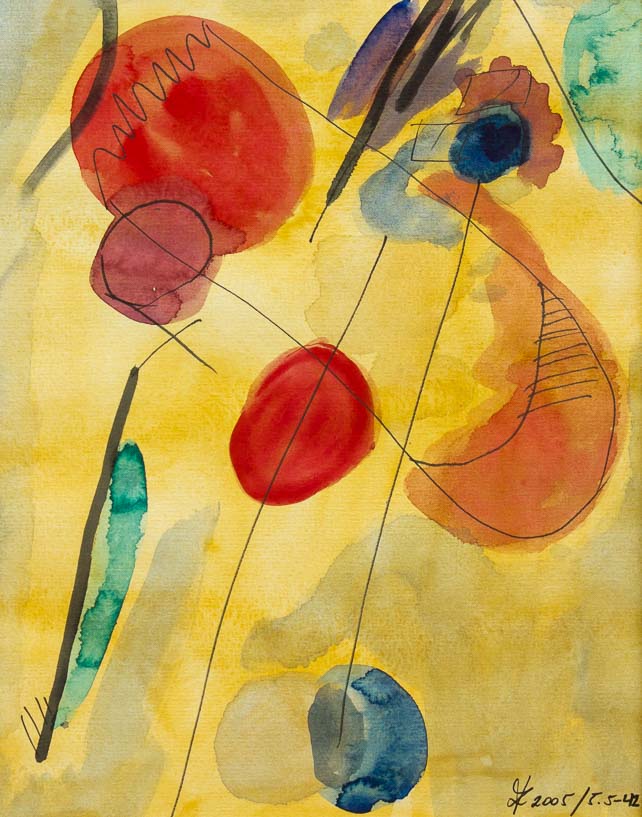 42 Studie nach Wassily Kandinsky II.