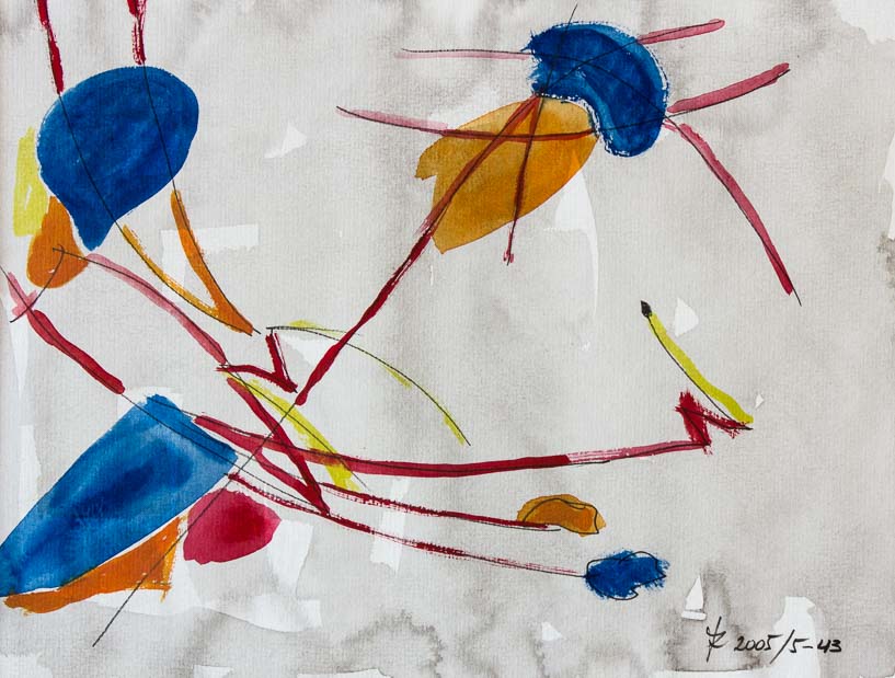 43 Studie nach Wassily  Kandinsky III.