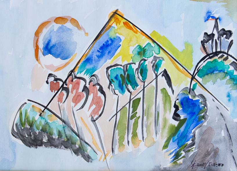47 Studie nach Wassily Kandinsky V. (DieBerge)